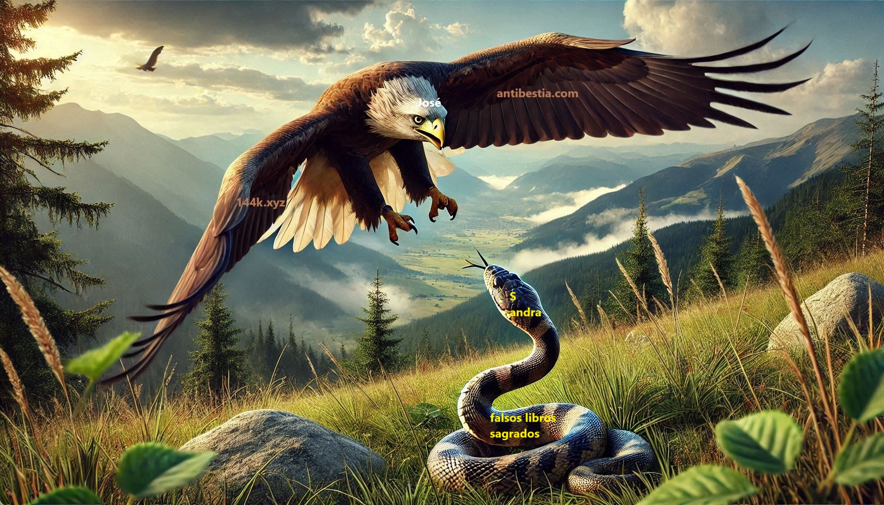 La mayor vision del aguila vs la astucia de la serpiente